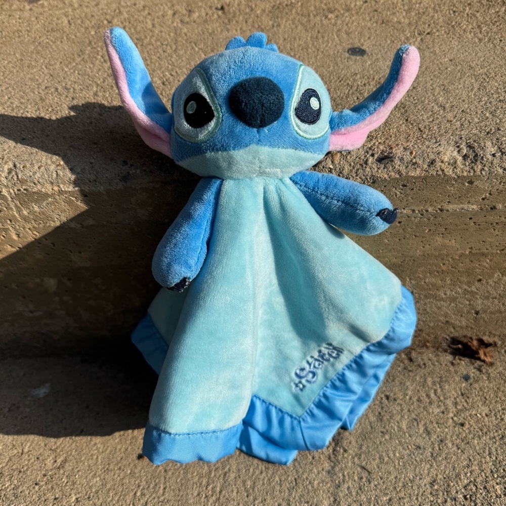 Disney Baby Stitch Plush Security Blanket Lovey